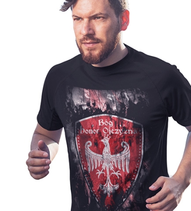 Koszulka termoaktywna BÓG HONOR OJCZYZNA